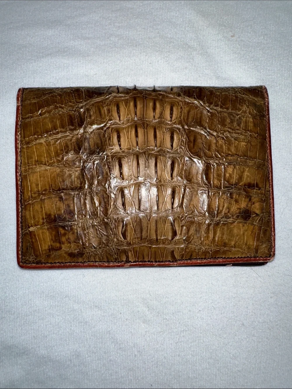 N/A croc embossed